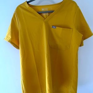 Figs women's Light Gold Catarina™ - One-Pocket Scrub Top - L / Light Gold